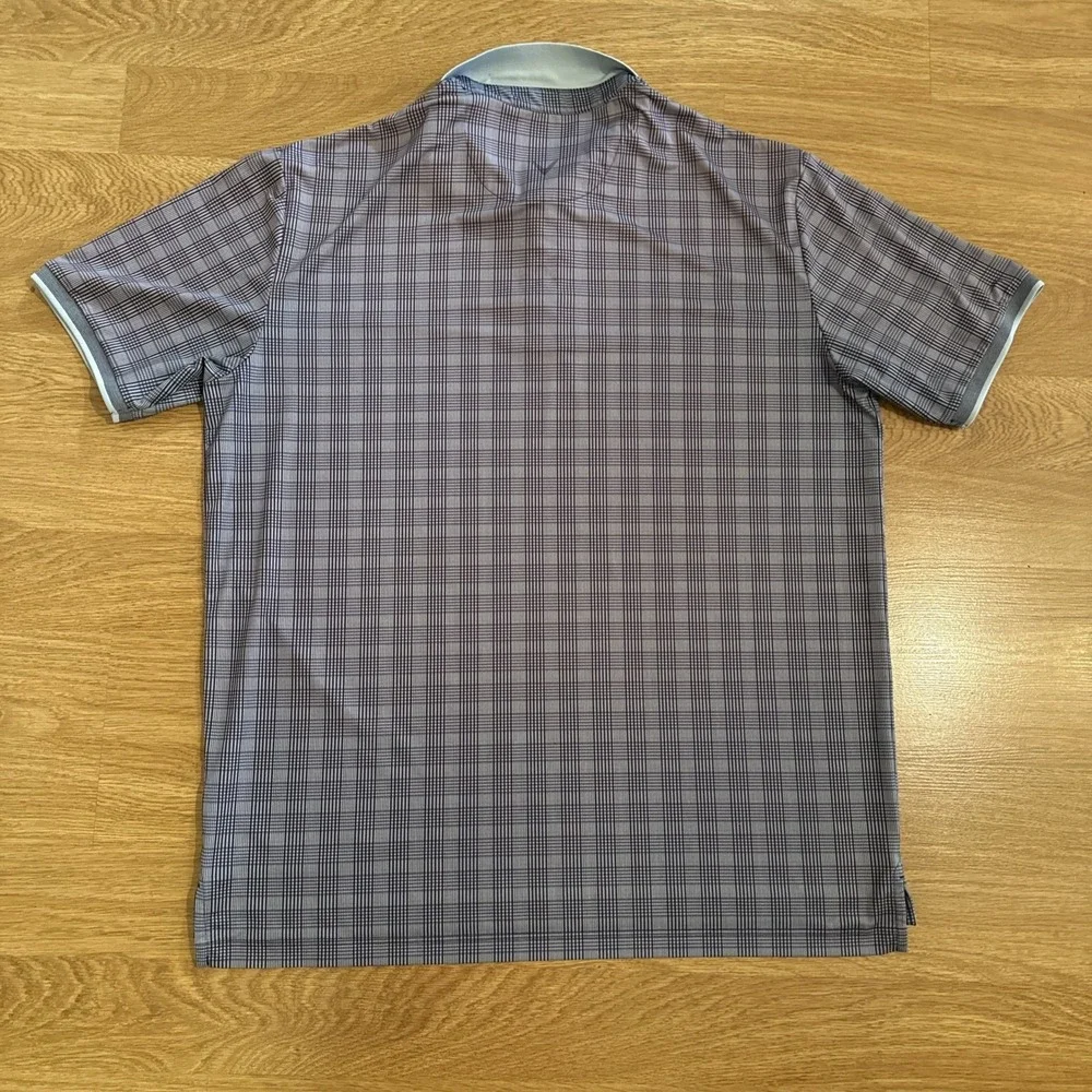 Callaway OPTI-DRI Golf Polo Shirt Men's XL Multicolor Plaid Performance Stretch